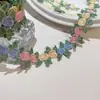 Xiange Pequeno Fresco Colorido Solúvel em Água Bordado Renda Feito à Mão DIY Acessórios de Cabelo Roupas de Bebê Roupas Infantis Decoração de Saia