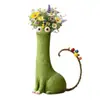 Artículo Popular en Sitios Web Independientes: Florero Hecho a Mano con Forma de Gato Original