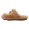 Zapatillas de Algodón Suave para Mujer 2026 Nuevas de Otoño/Invierno para Interiores del Hogar Engrosadas Antideslizantes Cálidas de Algodón para Damas