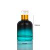 Garrafa de aromaterapia galvanizada com rattan sem fogo, garrafa de vidro vazia para aromaterapia, atacado, decoração de casa, garrafa de fragrância volátil em degradê