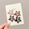 Pinzas para el cabello infantiles de moda con forma de estrella, versátiles y no dañan el cabello, juego de pasadores para arreglar mechones sueltos y flequillo, accesorios para el cabello para niñas