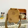 Nova Mochila Escolar de Jardim de Infância Kabibala Pelúcia Bolsa Pequena Inverno Desenho Animado Capivara Bolsa Transversal Durável Bolsinha de Peito para o Dia a Dia