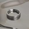 Anillo de un solo dedo ajustable retro de nicho para estudiantes, anillo para hombre, anillo para hombre de alta calidad, estilo frío, anillo liso para hombre