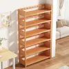 Librero Simple de Piso Estante de Almacenamiento Multicapa para Hogar, Dormitorio Estudiantil Infantil, Sala de Estar, Estudio