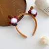 Limpiador Facial Diadema Navideña Accesorios para el Cabello de Astas Diadema de Felpa Otoño e Invierno Pasador Lindo de Alce Muñeco de Nieve Tocado de Año Nuevo para Mujeres