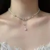Collar Shijia para Mujer, Lujo Ligero, Nicho, Gama Alta, Cadena de Clavícula de Moda, Suave y Elegante, Accesorio de Cuello Versátil