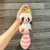 Peluche de Mapache Peluche Lindo Pareja Colgante Pequeño Muñeca de Boda Muñeca de Trapo Accesorios Llavero al por Mayor Colgante Pequeño