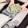Zapatillas Plegables de Viaje a Prueba de Fugas Lidani para Mujer, Portátiles para Viajes de Negocios, Vacaciones en Hotel, Antideslizantes para Parejas, Pantuflas de Baño y Ducha para Hombre