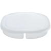 Caja de Almacenamiento para Comida Cocida de Refrigerador Caja para Comida Marinada Caja de Conservación Fresca de Cuatro Compartimentos Separador de Piezas de Carne Caja Congelada Almacenamiento de Verduras
