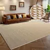 Felpudo de Entrada Estilo Sencillo de Gama Alta Juta Sintética Decoración de Sala de Estar Alfombra para Mesa de Café Sofá Alfombra de Mesita de Noche Alfombra para Mirador