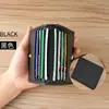 Cartera Corta Popular Transfronteriza para Mujer, Costuras Simples, Cuero PU, Ultradelgada, Múltiples Ranuras para Tarjetas, Portatarjetas, Para Mujer en Stock