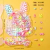 Juguetes educativos acrílicos transfronterizos para niños, materiales de joyería DIY, caja de unicornio con cuentas sueltas hechas a mano