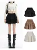 Falda Tutú Fruncida Estilo Nuevo Otoño e Invierno 2025 Falda Dulce de Princesa Tipo Pastel Falda Elástica de Cintura Alta Adelgazante