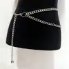 Joia transfronteiriça europeia e americana corrente de cintura de metal nova retrô feminina multicamadas corrente de corpo de cintura em estoque atacado de fábrica