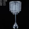 Suministro directo de fábrica nuevo candelabro de cristal accesorios de boda diseño de escenario de boda adornos decorativos de hierro mesa flor de mesa