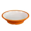 Vajilla de Melamina Plato de Dos Colores para Restaurantes de Hot Pot y Barbacoa, Plato Cuadrado de Barbacoa Comercial Imitación Porcelana