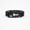 Pulseira de corda de guarda-chuva selvagem Flint multi-função bússola bússola tática ao ar livre montanhismo resgate apito equipamento de sobrevivência