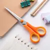Tesoura de Escritório em Aço Inoxidável, Material Escolar para Estudante, Tesouras para Artesanato DIY, Ferramentas Domésticas para Cortar Papel, Conjunto de Tesouras Artísticas Cartoon