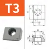 Bloque de Carril de Guía Lineal Bloque de Fijación de Carril para Máquina-Herramienta Placa de Presión Pórtico k3y4y5t1t2t3 Tipo Bloque de Cuña