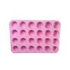 Molde Redondo de Silicona para Pastel de 24 Agujeros Amazon, Taza para Muffins de Grado Alimenticio, Herramienta para Hornear, Molde para Hornear de Silicona DIY