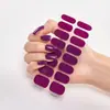 2025 Novo Gel Colorido Sem Cozimento Adesivos 3D Completos para Unhas Adesivos de Unha Usáveis à Prova d'Água Adesivos Foscos