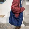 2026 Bolso Cruzado de Mezclilla Nuevo Estilo Coreano y Japonés para Mujer, Bolso de Hombro Moderno de Gran Capacidad, Mochila Urbana de Moda para Estudiantes