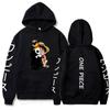 Sudadera con capucha de manga larga y estampado de animación de One Piece, nueva, holgada, de Amazon Cross-border 2022