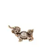 Tartaruga Dragão de Oito Trigramas de Latão Xuanwu Bixi Vintage Retro Decoração de Casa Mesa de Escritório Animal de Estimação de Chá Pequeno Ornamento para Atrair Riqueza