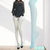 Meia-calça ultrafina transparente anti-rasgo estilo japonês cor doce em verde escuro, azul e rosa para mulheres