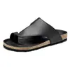 Chanclas de Corcho para Hombre Ruizustock Estilo Coreano Chanclas de Moda para Hombre Zapatos de Playa para Estudiantes Jóvenes Slip-On