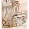 Runhui pedidos pequeños hechos a medida productos impresos listos para usar, pedido mínimo 50 piezas, bolsa de playa transparente, neceser impermeable, bolsa de separación seca y húmeda