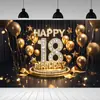 Novo Tecido de Fundo Feliz Aniversário Transfronteiriço Festa Carnaval Série Principal Decoração de Cena Faixa de Aniversário