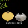 Yingyi Joias DIY Brocado Song Cadeado da Paz Base para Pingente com Tampa Novo Estilo Chinês Material para Corrente de Suéter Acessórios de Pingente