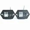 Enchufe DC 2 en 1 con interruptor basculante transparente, conector hembra Tipo-C con cable, certificado CE, para modificación de equipo de vehículo
