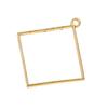Moldura de diamante simples multicolorida base de moldura oca de metal diy 48*43