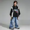 Roupas Modernas Infantis para Street Dance, Roupas de Jazz para Meninas, Conjuntos Infantis Estilo Hip-Hop, Roupas de Performance Hiphop para Meninos, Descolados e Bonitos