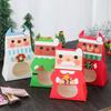 Caixa Criativa de Desenho Animado para Doces e Biscoitos Véspera de Natal Presente de Natal Caixa com Abertura de Janela Caixa para Assar S3015 em Estoque