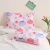 Funda de Cojín de Relleno para Niños, 100% Algodón, Diseño de Dibujos Animados, Cojín Individual, Venta al por Mayor de Fabricante, Algodón Puro, Extraíble y Lavable, Dormir de Lado