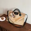 Bolsa Tote Retrô de Mão de Grande Capacidade para Mulheres 2025 Nova High-End Coreana Ombro Transversal para o Dia a Dia Atacado