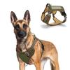 Arnés Táctico para Perro Camuflaje Verde Militar Arnés Táctico Oxford Hecho a Medida con Etiquetas Mágicas Entrenamiento de Perros Suministros para Mascotas