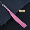 Adorno de Borla de Mariposa para Ropa, Borla para Memoria USB, Pinza para Cortina, Decoración Colgante para Coche, Accesorio Hecho a Mano para DIY, Decoración Colgante de Borla para Ventilador