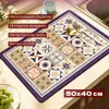 Alfombrilla de secado de cocina de tierra de diatomeas vintage, alfombrilla protectora antideslizante absorbente de agua para encimera de cocina, alfombrilla de mesa aislante térmico anti-quemaduras para vajilla