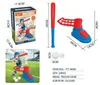 Lançador de beisebol infantil transfronteiriço brinquedo catapulta de pressão controle remoto elétrico tee treinamento de beisebol esportes