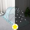 Mosquiteiro Dobrável Luminoso Infantil Mosquiteiro Dobrável para Bebê Cama de Bebê Infantil Recém-Nascido Cruzamento Mongol