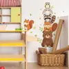 Fun-D92 Animales Pintados de Dibujos Animados Jenga Habitación Infantil Estudio Habitación del Hogar Embellecimiento de Paredes Pegatinas de Pared Venta al Por Mayor
