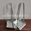 Recogedor de Hierro Galvanizado con Mango Plano, Escoba de Limpieza Duradera para Fábricas, Escoba Rural Tradicional, Recogedor Doméstico