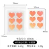Venta al por mayor transfronteriza de fábrica de parches para el acné con forma de corazón láser, parches de hidrogel con forma especial de corazón lindos de PE, personalizables