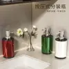 Frasco de Álcool em Gel, Frasco Dispensador de Shampoo e Gel de Banho de Banheiro de Luxo Leve, Decoração de Frasco Dispensador de Banheiro Tipo Push
