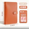 Libro de Ahorros en Efectivo a6 Transparente con Candado Pinza para Dinero Álbum de Dinero Libro de Contabilidad del Hogar Bolsa de Almacenamiento Patrón Personalizable