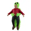 Decorações de Halloween em estoque transfronteiriças, fantasias infláveis de alienígenas engraçadas, artigos para festas, fabricante de roupas infláveis para apresentações